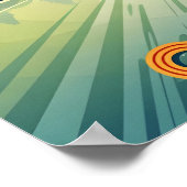 Retro reisposter van Ottawa Canada Poster (Hoek)