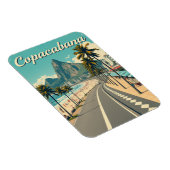 Retro Reizen - Copacabana Beach Magneet (Rechterzijde)