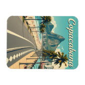Retro Reizen - Copacabana Beach Magneet (Horizontaal)