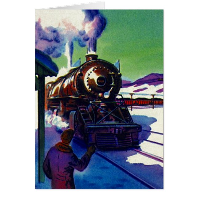 Retro  reizen heeft een goede reiskaart (Voorkant)