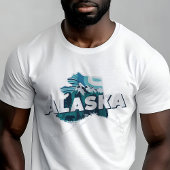 Retro Reizen Iconisch Alaska Graphic T-shirt