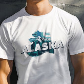 Retro Reizen Iconisch Alaska Graphic T-shirt