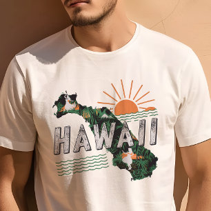 Retro Reizen Iconisch Hawaï Graphic T-shirt