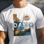Retro Reizen Iconisch Idaho Graphic T-shirt