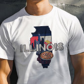 Retro Reizen Iconische Illinois Graphic T-shirt