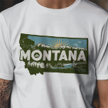 Retro Reizen Iconische Montana Graphic T-shirt<br><div class="desc">Vier het Big Sky Country met dit Retro Travel Iconic Montana Graphic T-Shirt. Met een -geïnspireerd ontwerp dat de adembenemende landschappen en de unieke charme van Montana vastlegt, is dit shirt ideaal voor zowel reizigers als bewoners. Gemaakt van hoogwaardige materialen voor een comfortabele pasvorm, het is ideaal voor casual uitjes,...</div>