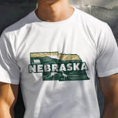 Retro Reizen Iconische Nebraska Graphic T-shirt