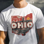Retro Reizen Iconische Ohio Graphic T-shirt<br><div class="desc">Vier de Buckeye State met dit Retro Travel Iconic Ohio Graphic T-Shirt. Met een geïnspireerd ontwerp dat de unieke charme en levendige cultuur van Ohio vastlegt, is dit shirt ideaal voor zowel reizigers als bewoners. Gemaakt van hoogwaardige materialen voor een comfortabele pasvorm, het is ideaal voor casual uitjes, reizen en...</div>
