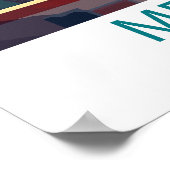 Retro Reizen Mexico City Bestemming Muur Kunst Poster