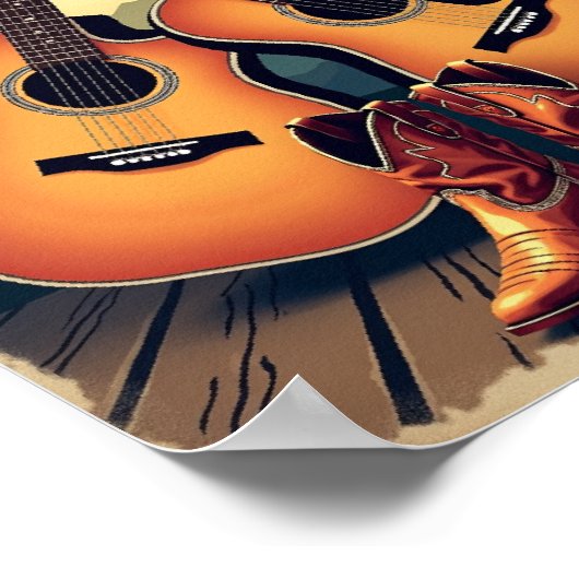 Retro Reizen: Nashville Sound Poster (Hoek)