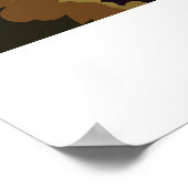 Retro Reizen Rome Italië Bestemming Muur Kunst Poster (Hoek)