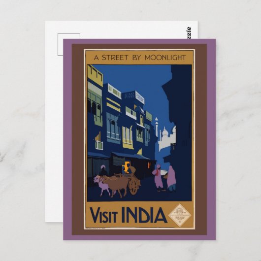 Retro Reizen Toerisme Briefkaart (Voorkant / Achterkant)