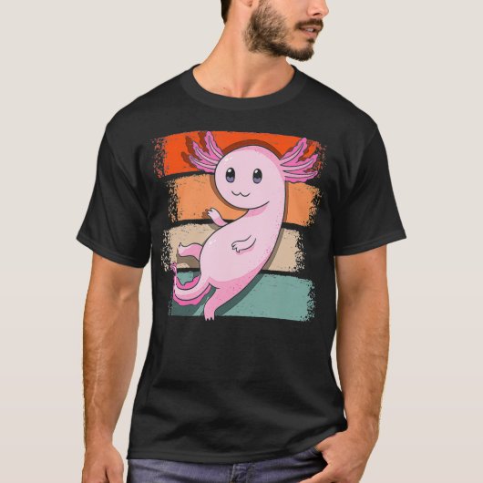 Retro Relaolotl Aolotl Amphibia T-shirt (Voorkant)
