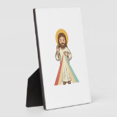 Retro religieuze zegen vector shirt ontwerp_1 fotoplaat (Zijkant)
