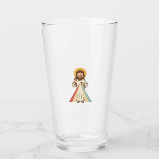Retro religieuze zegen vector shirt ontwerp_1 glas (Voorkant)