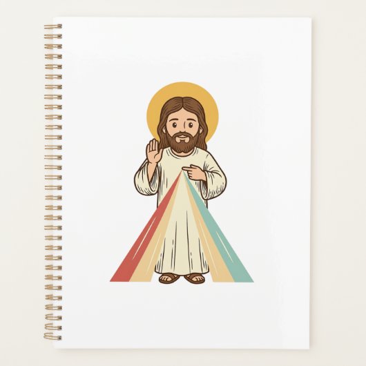 Retro religieuze zegen vector shirt ontwerp_1 planner (Voorkant)