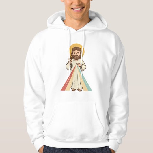 Retro Religieuze Zegen Vector T-shirt Ontwerp_1 (Voorkant)