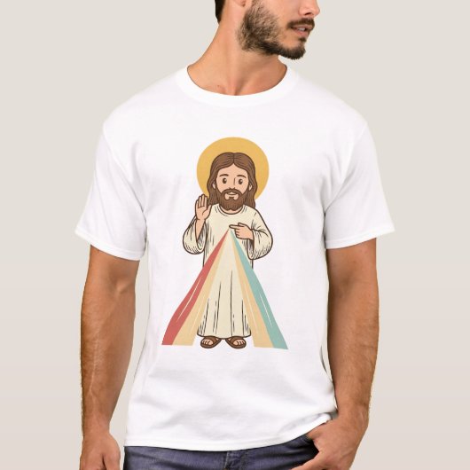 Retro Religieuze Zegen Vector T-shirt Ontwerp_1 (Voorkant)