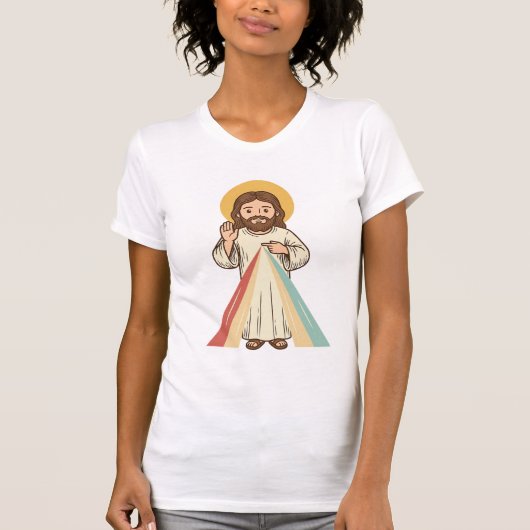 Retro Religieuze Zegen Vector T-shirt Ontwerp_1 (Voorkant)