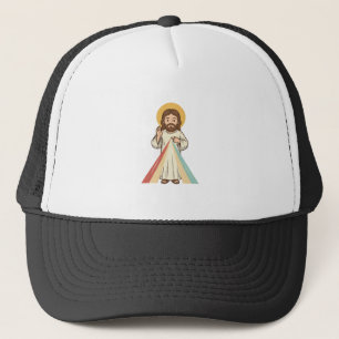 Retro Religieuze Zegen Vector T-shirt Ontwerp_1 Trucker Pet