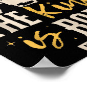 Retro Religious Christmas The King Is Born Christi Poster (Hoek)