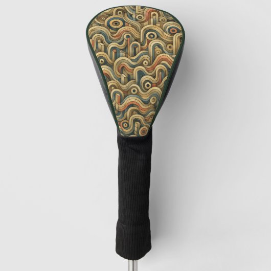 Retro Remix Golfheadcover (Voorkant)