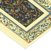 Retro Renaissance stijl blad Korte Tafelloper (Hoek)