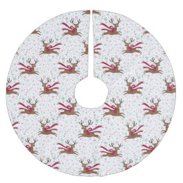 Retro Rendier Atomair Middeleeuwse Vintage Stijl Kerstboom Rok