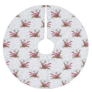 Retro Rendier Atomair Middeleeuwse Vintage Stijl Kerstboom Rok