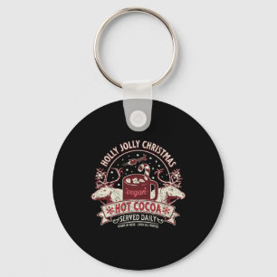 Retro Rendier Vintage Vegan Kerstmis 2023 Vegan Sleutelhanger