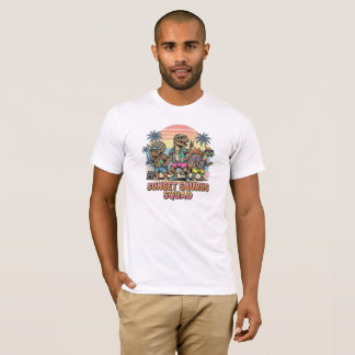 Retro Reptielen Club Grappige Vintage Dinosaurusse T-shirt