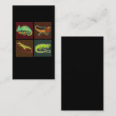 Retro Reptiles Lizard Chameleon Iguana Visitekaartje (Voorkant / Achterkant)