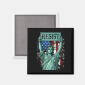 Retro Resist Not My President Anti-trump  Magneet (Voorkant / Achterkant)