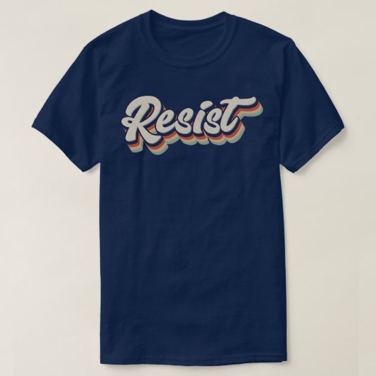 Retro Resist T-shirt (Design voorkant)