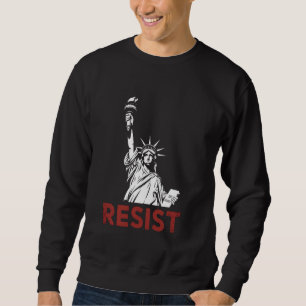 Retro Resist Vrijheidsbeeld Activisme Vrijheid PR Trui