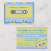 Retro Retail-Visitekaartjes Visitekaartje (Voorkant / Achterkant)