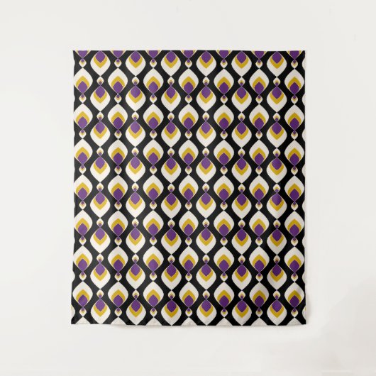 Retro-, retro-ornament tapestry wandkleed (Voorkant)