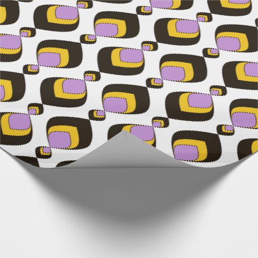 Retro, retrornament cadeaupapier (Hoek)