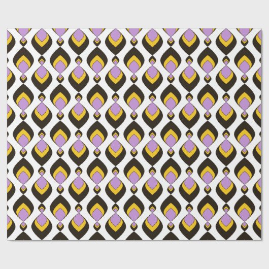 Retro, retrornament cadeaupapier (Vlak)