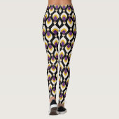 Retro, retrornament leggings (Achterkant)