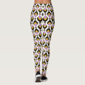 Retro, retrornament leggings (Achterkant)
