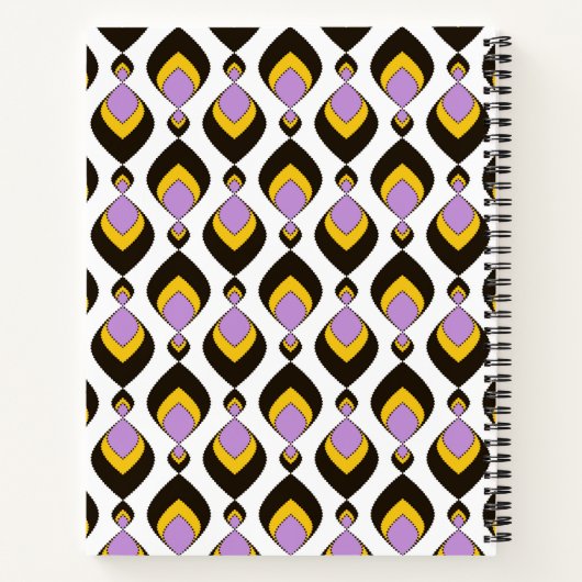 Retro, retrornament notitieboek (Achterkant)