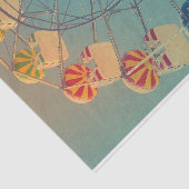 Retro reuzenrad Carnaval Foto Decoupage Tissuepapier (Detail)