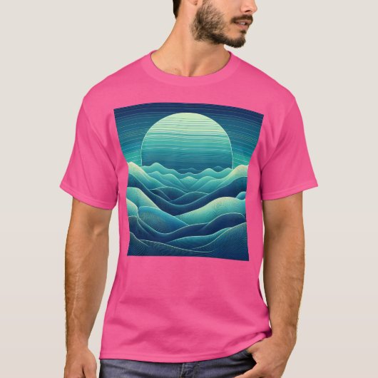 Retro Reverie actief T-shirt (Voorkant)