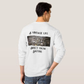 "Retro Revival:  Vibes T-shirts" T-shirt (Achterkant volledig)