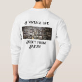 "Retro Revival:  Vibes T-shirts" T-shirt (Achterkant)