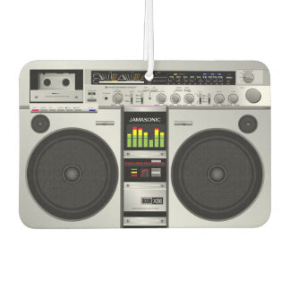 Retro Rewind:  80's Boombox Graphic Luchtverfrisser