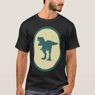 Retro Rex  Dinosaur Wilde Dier T-shirt