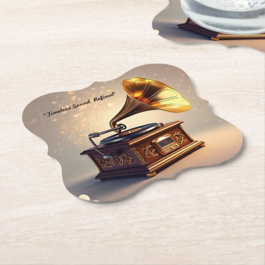 "Retro Rhapsody" Kartonnen Onderzetters (Gekanteld)