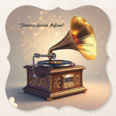 "Retro Rhapsody" Kartonnen Onderzetters (Voorkant)